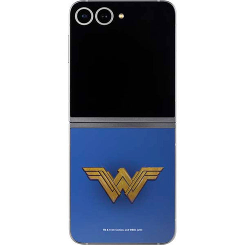 DC Comics Wonder Woman Movie Emblem Galaxy Z Flip6 Skin